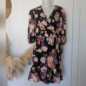 Vero Moda Floral Wrap Dress